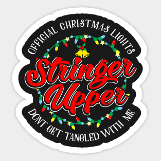 Official Christmas Lights Stringer Upper Sticker